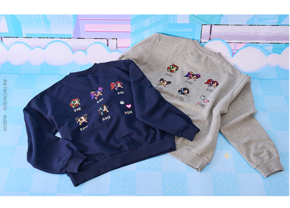 [New Jeans]THE POWERPUFF GILRS Sweatshirt and Hooded Sweatshirt OFFICAL MD