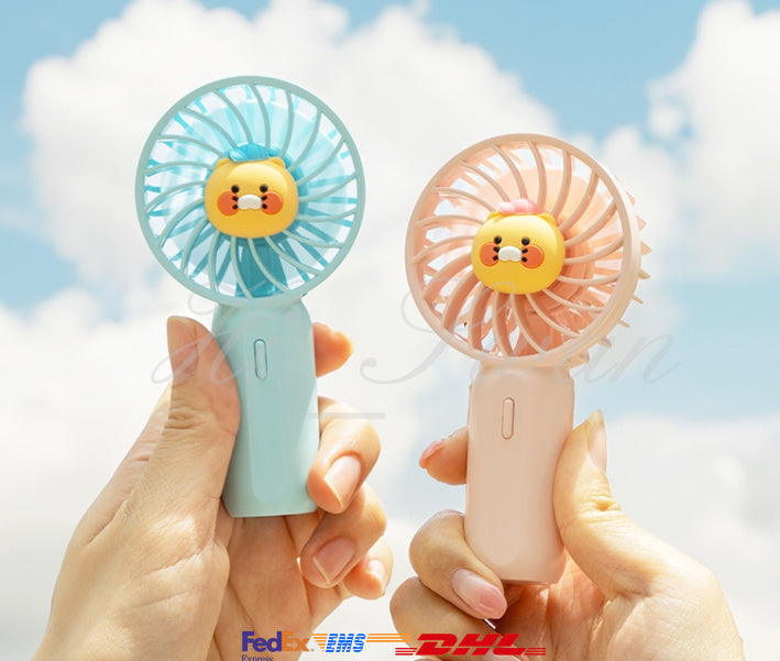 [KAKAO FRIENDS] " Limited Choonsik with a Hat" Pocket Handy Fan OFFICIAL MD