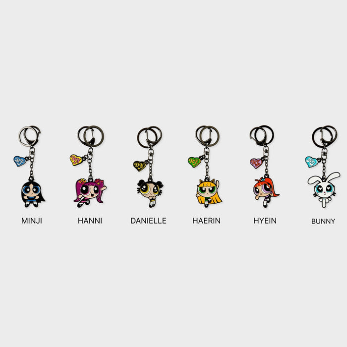 NJ The Powerpuff Girls x Newjeans Metal Keyring (HANNI)