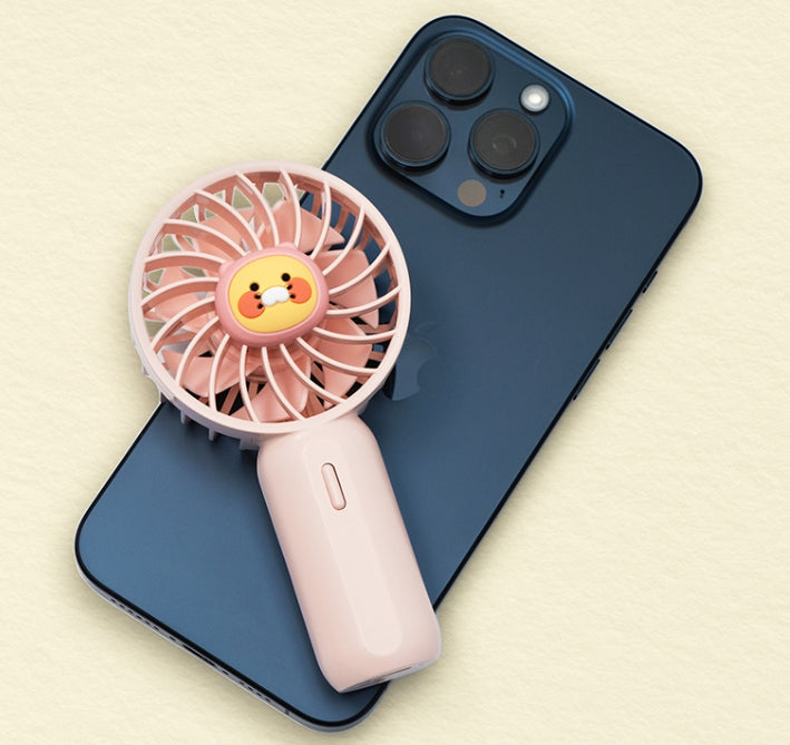 [KAKAO FRIENDS] " Limited Choonsik with a Hat" Pocket Handy Fan OFFICIAL MD