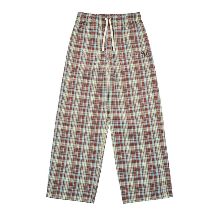 [SEVENTEEN] JEONGHAN TARTAN CHECK WIDE LONG PANTS OFFICIAL MD