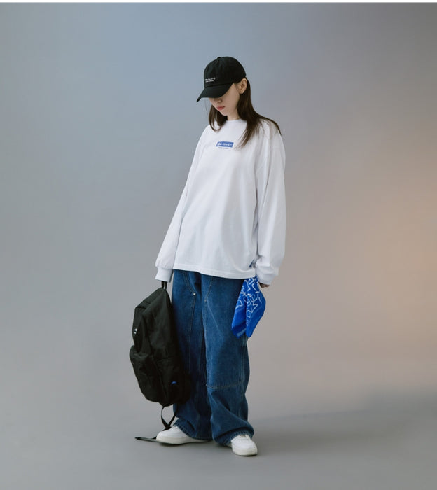 [NEW JEANS] NewJeans X Hiroshi Fujiwara Long sleeve T shirt OFFICIAL MD