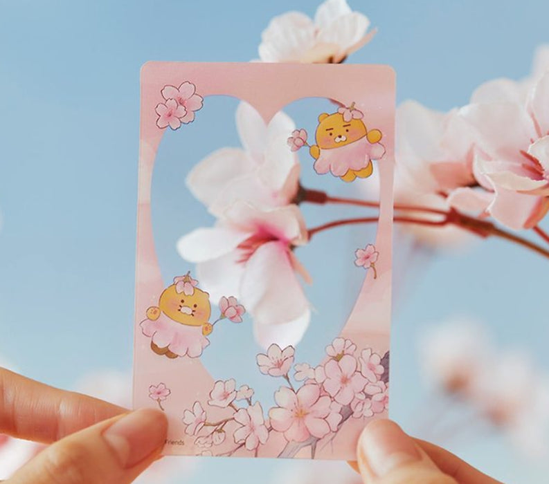 [KAKAO FRIENDS] Pink Blossom Plush Key Ring Choonsik Ryan OFFICIAL MD
