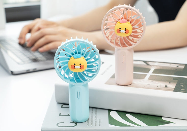 [KAKAO FRIENDS] " Limited Choonsik with a Hat" Pocket Handy Fan OFFICIAL MD