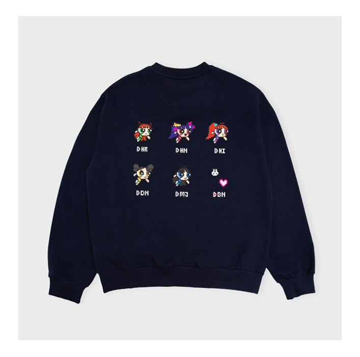 [New Jeans]THE POWERPUFF GILRS Sweatshirt and Hooded Sweatshirt OFFICAL MD