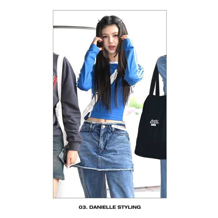 [NEW JEANS] X OIOI 23 F/W DANIELLE AIRPORT FASHION DOUBLE POCKET HOBO BAG OI1A1MBA30