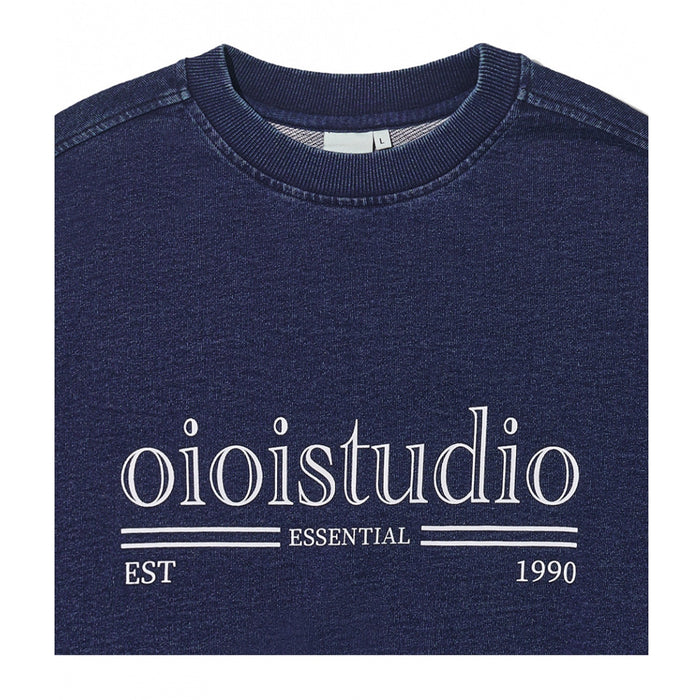 [NEW JEANS] X OIOI 23 F/W HANNI AIRPORT FASHION LAYERED LOGO SWEATSHIRT OI3C1MSW70