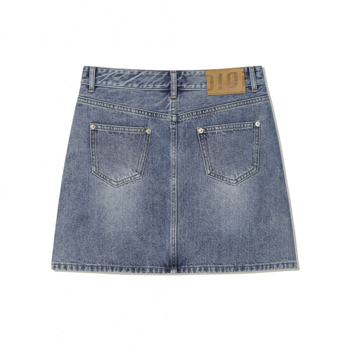 [NEW JEANS] X OIOI 23 F/W MINJI AIRPORT FASHION COMFORT DENIM MINI SKIRT OI3C2MSK82