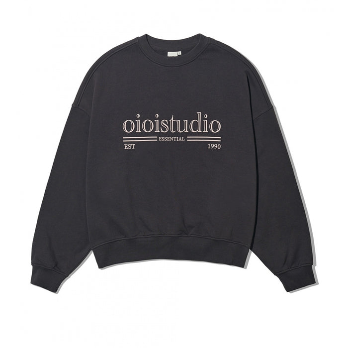 [NEW JEANS] X OIOI 23 F/W HANNI AIRPORT FASHION LAYERED LOGO SWEATSHIRT OI3C1MSW70