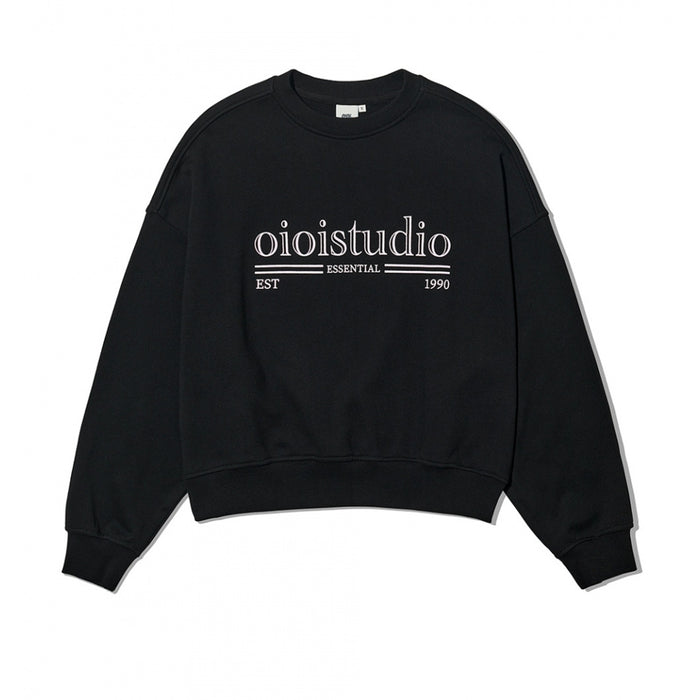 [NEW JEANS] X OIOI 23 F/W HANNI AIRPORT FASHION LAYERED LOGO SWEATSHIRT OI3C1MSW70