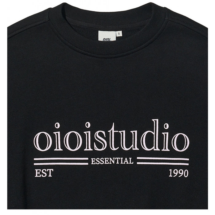 [NEW JEANS] X OIOI 23 F/W HANNI AIRPORT FASHION LAYERED LOGO SWEATSHIRT OI3C1MSW70