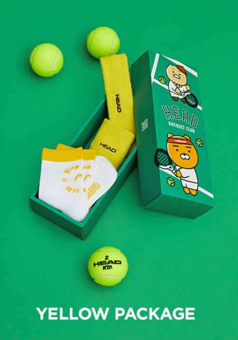 [KAKAO FRIENDS] HEAD Tennis Band Color Package 4 Set OFFICIAL MD
