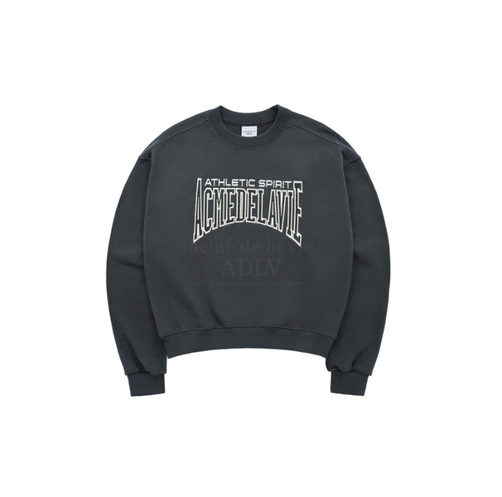 [SEVENTEEN] JEONGHAN VARSITY LOGO EMBOSSING NEEDLEWORK WOMENS SWEATSHIRT MD