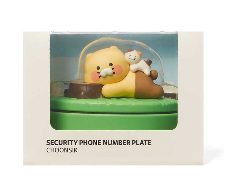 [KAKAO FRIENDS] Car Security Phone Number Plate Choonsik OFFICIAL MD
