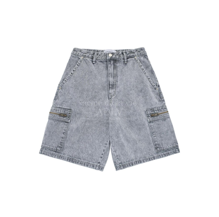 [SEVENTEEN] JEONGHAN DOUBLE POCKET DENIM SHORT PANTS OFFICIAL MD