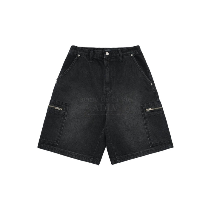 [SEVENTEEN] JEONGHAN DOUBLE POCKET DENIM SHORT PANTS OFFICIAL MD