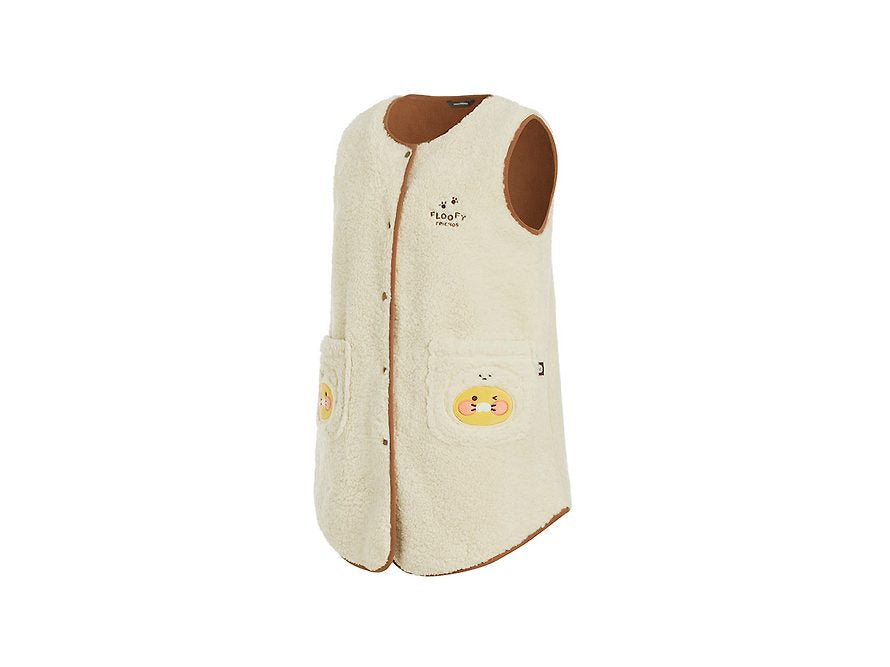 [KAKAO FRIENDS] Floofy Friends long wool vest OFFICIAL MD