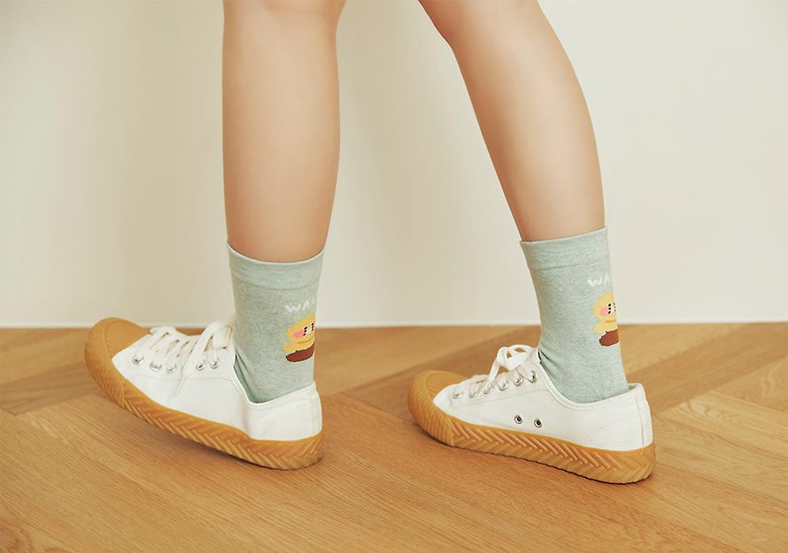 [KAKAO FRIENDS] Daily Socks Melange OFFICIAL MD