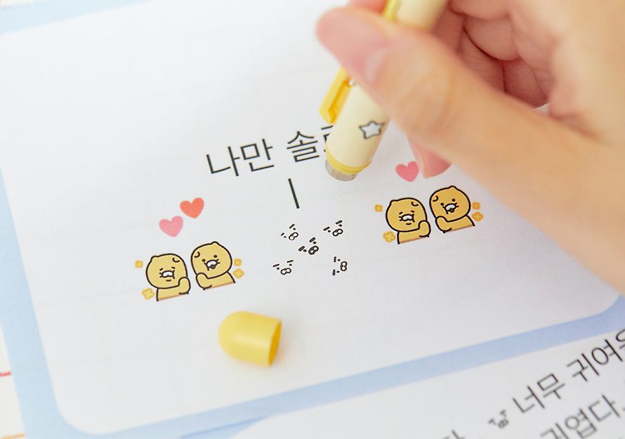 [KAKAO FRIENDS] Stamp pen Apeach Ryan OFFICIAL MD