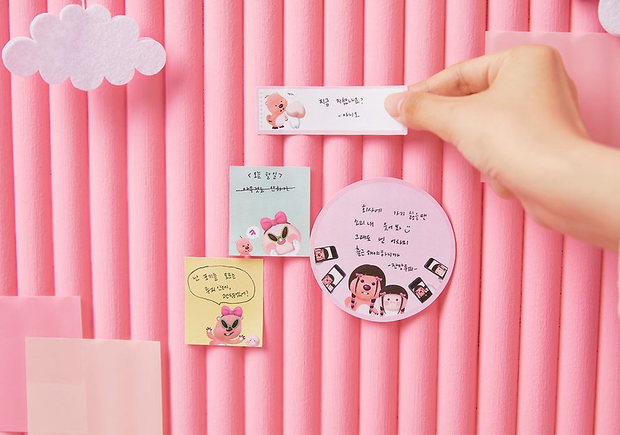 [KAKAO FRIENDS] Zanmang Loopy sticky notes Apeach OFFICIAL MD