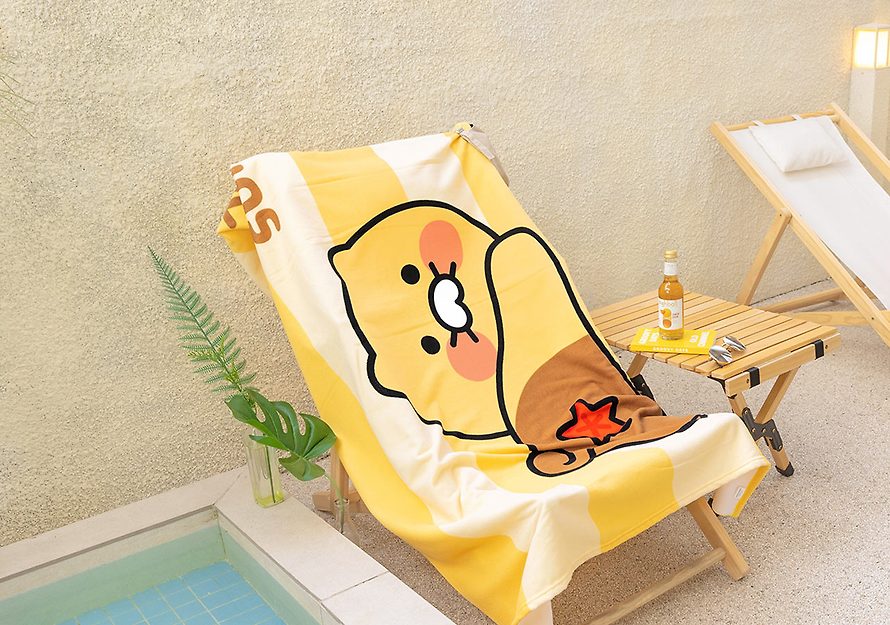 [KAKAO FRIENDS] Beach Towel Choonsik OFFICIAL MD