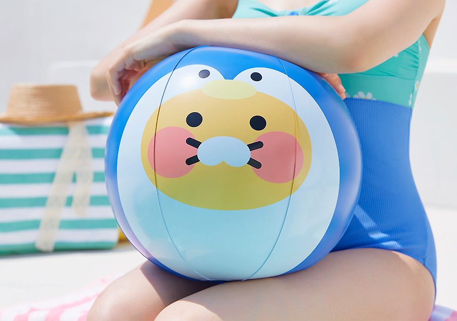 [KAKAO FRIENDS] Penguin beach ball Choonsik OFFICIAL MD