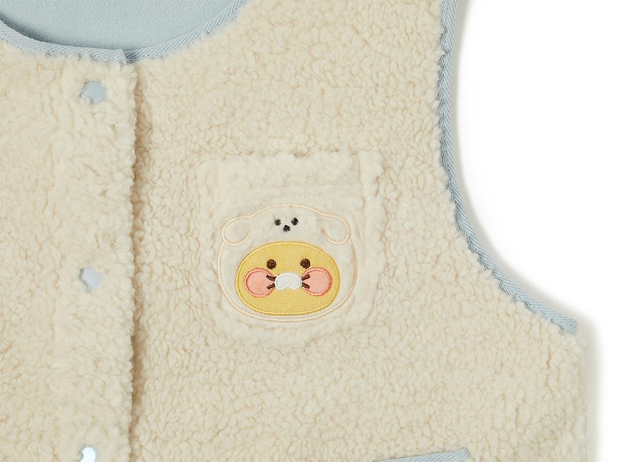 [KAKAO FRIENDS] Floofy Friends short wool vest OFFICIAL MD