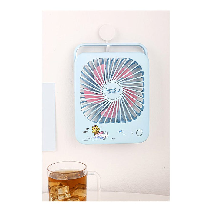 [KAKAO FRIENDS] Tabletop Wireless Fan Summer Holiday Choonsik OFFICIAL MD