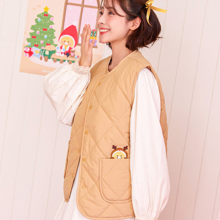 [KAKAO FRIENDS] merry choon christmas padded vest