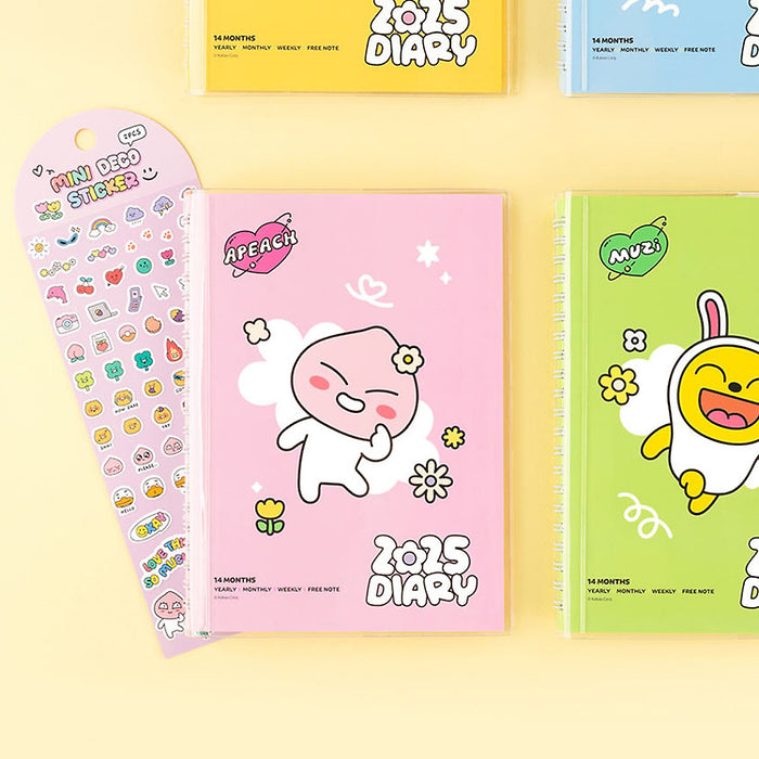 [KAKAO FRIENDS] Say Cheese 2025 Diary Apeach OFFICIAL MD