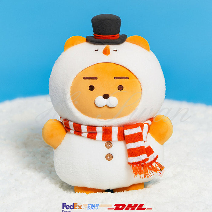 [KAKAO FRIENDS] Snowman doll Ryan OFFICIAL MD