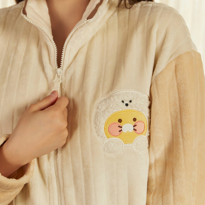 [KAKAO FRIENDS] Floofy Friends Zip up Fleece for Women OFFICIAL MD