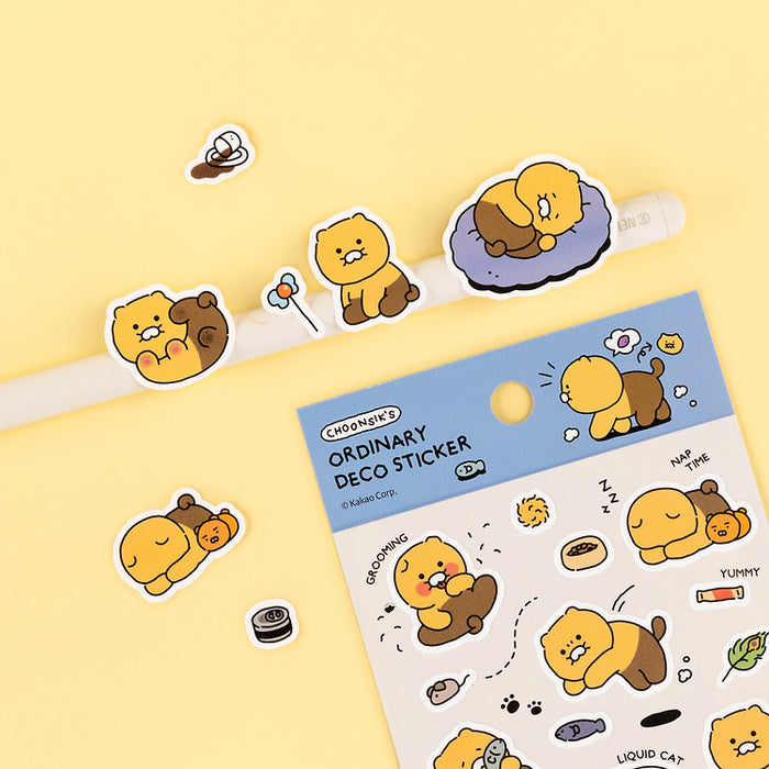 [KAKAO FRIENDS] Chunsik's Ordinary Deco Sticker OFFICIAL MD