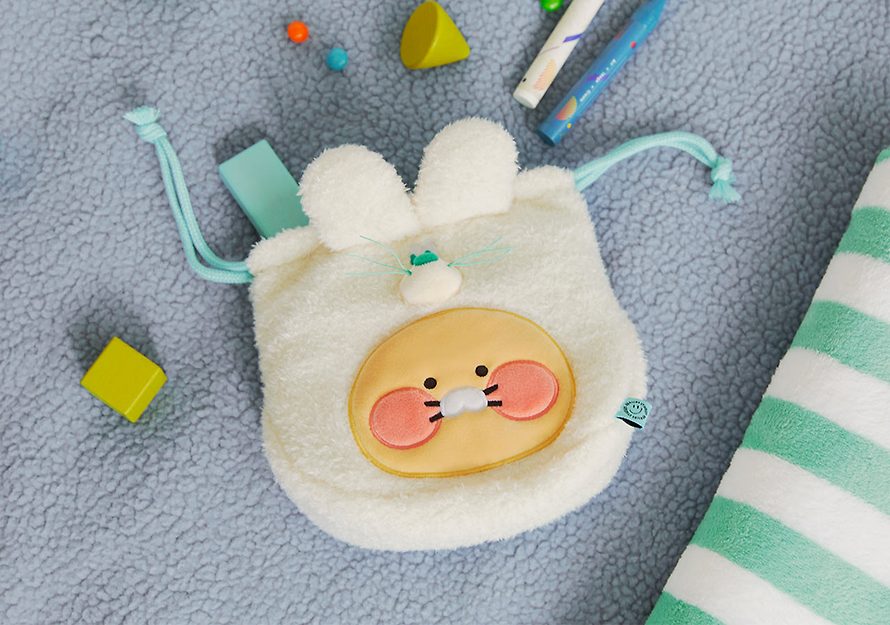 [KAKAO FRIENDS] Apricot Studios X Kakao Face Pouch Choonsik OFFICIAL MD