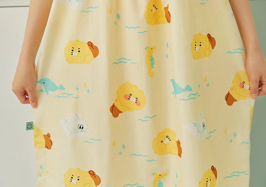 [KAKAO FRIENDS] Apricot Studios X Kakao Sleeveless Pajamas Choonsik OFFICIAL MD