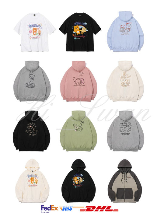 [KAKAO FRIENDS] CPGN STUDIO X KAKAO FRIENDS Hoodie zip-up OFFICIAL MD