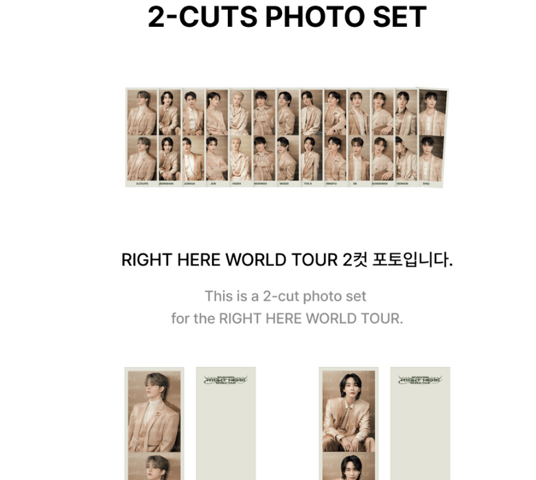 [SEVENTEEN] Right Here World Tour Concert MD (Regular Items)