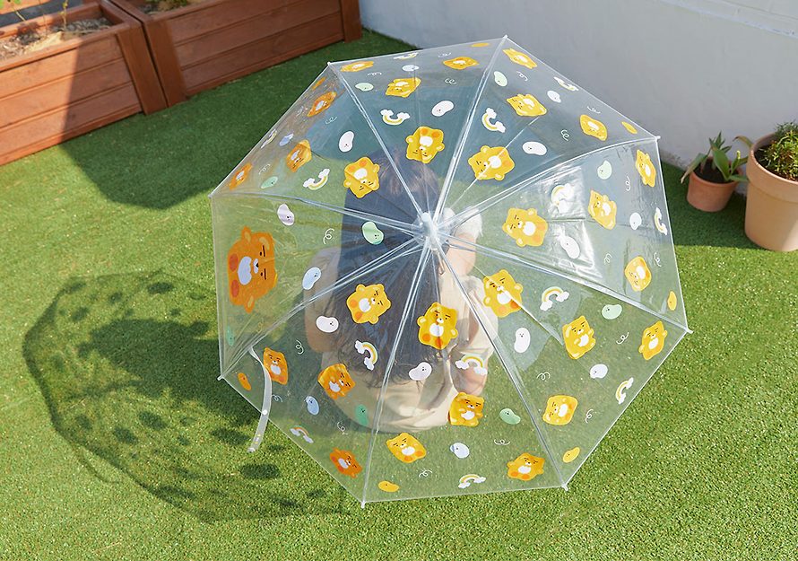 [KAKAO FRIENDS] Jelly Clear Umbrella Choonsik Ryan OFFICIAL MD