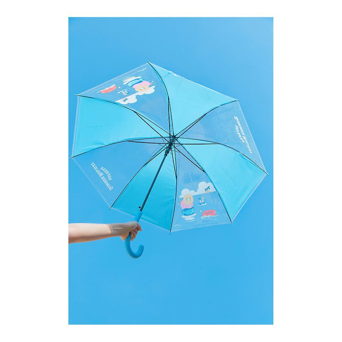 [KAKAO FRIENDS] Summer Holiday Clear Umbrella Choonsik Ryan OFFICIAL MD