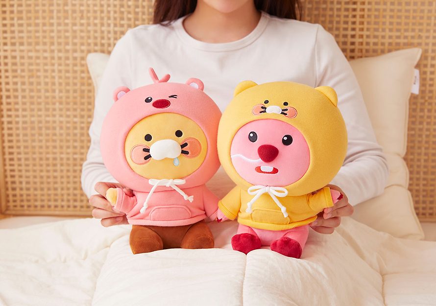 [KAKAO FRIENDS] Zanmang Loopy Medium-sized doll Choonsik Loopy OFFICIAL MD