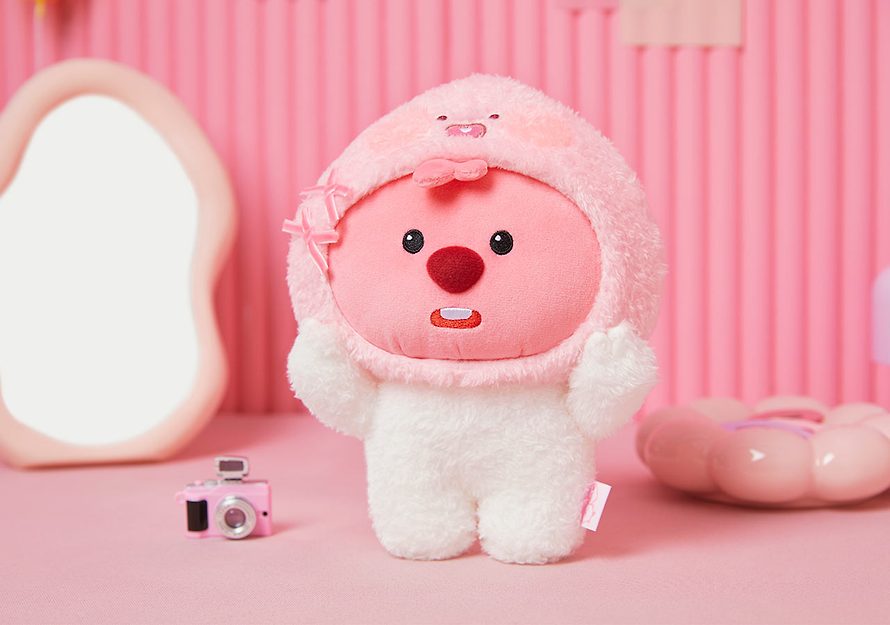 [KAKAO FRIENDS] Zanmang Loopy Medium-sized doll Apeach OFFICIAL MD