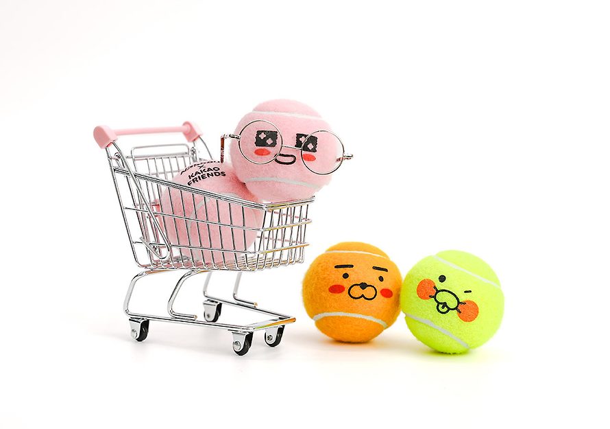 [KAKAO FRIENDS] Cheer-Up Tennis Balls Choonsik Apeach Ryan OFFICIAL MD