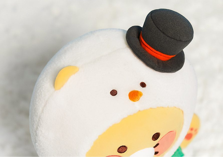 [KAKAO FRIENDS] Snowman doll Chunsik OFFICIAL MD