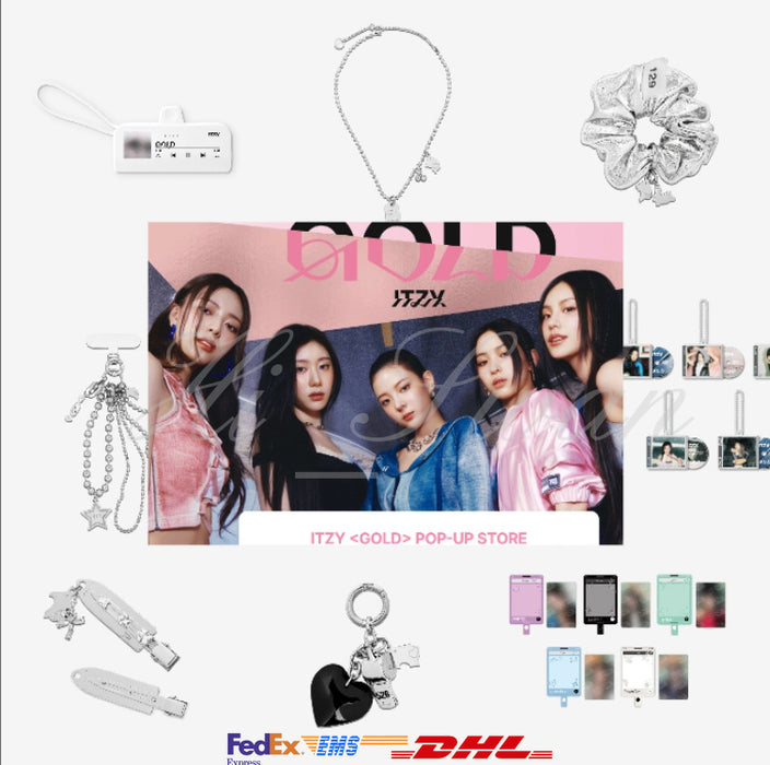 [ITZY] GOLD POP-UP STORE OFFICIAL MD