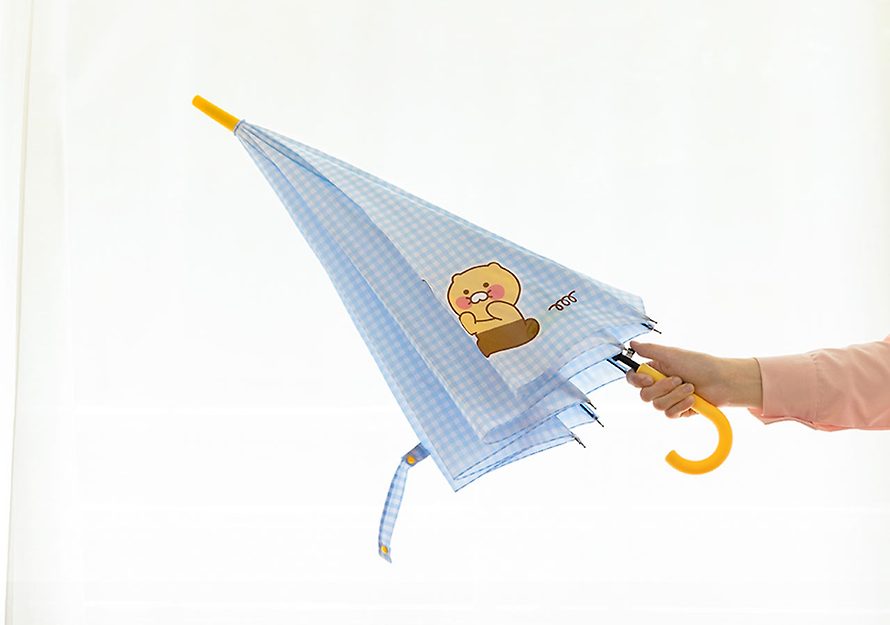 [KAKAO FRIENDS] Check Pattern Umbrella Choonsik OFFICIAL MD