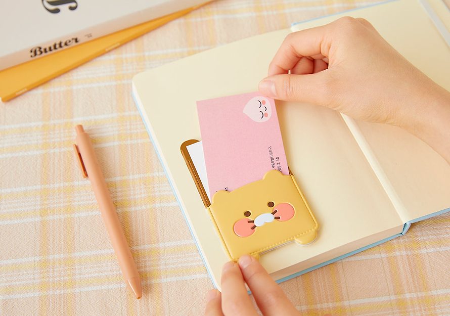 [KAKAO FRIENDS] Attachable card wallet Choonsik Ryan OFFICIAL MD