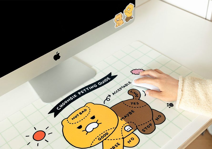 [KAKAO FRIENDS] Chunsik's Ordinary Desk Mat OFFICIAL MD