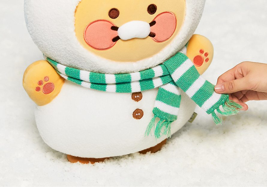 [KAKAO FRIENDS] Snowman doll Chunsik OFFICIAL MD