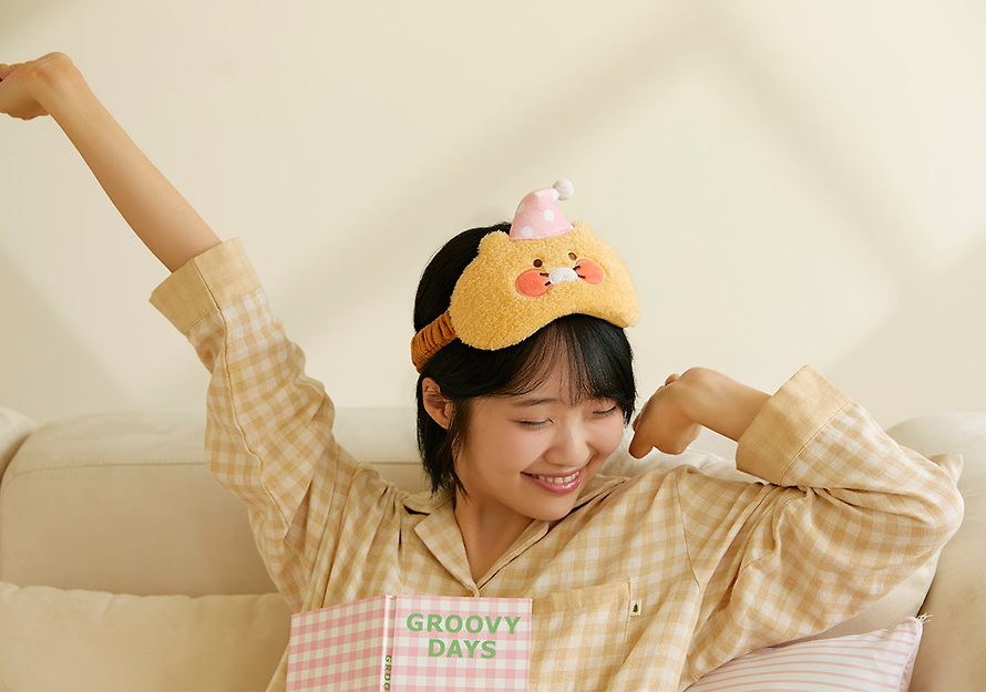 [KAKAO FRIENDS] Good Night Sleep Mask Choonsik OFFICIAL MD