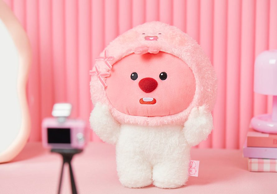 [KAKAO FRIENDS] Zanmang Loopy Medium-sized doll Apeach OFFICIAL MD